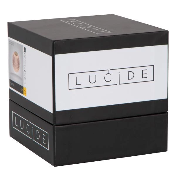 Lucide CINTRA - Lampe de table Rechargeable - Batterie/Piles - Ø 9 cm - LED Dim. - 1x1,5W 3000K - 3 StepDim - Transparent - DETAIL 5